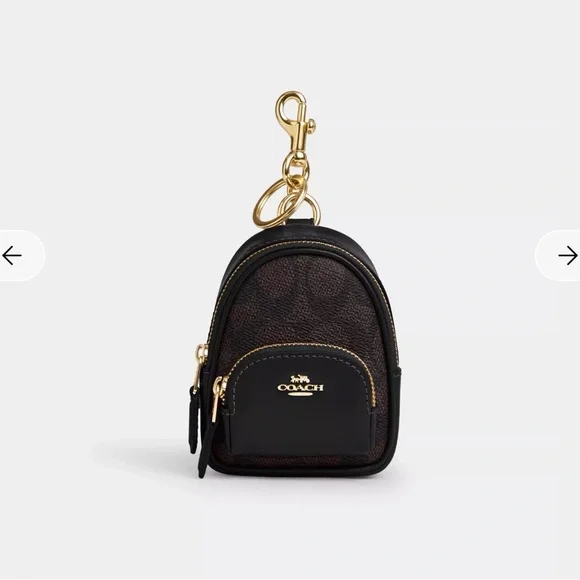 Coach Etta Flap Bag + Backpack Charm - Picture 10 of 15